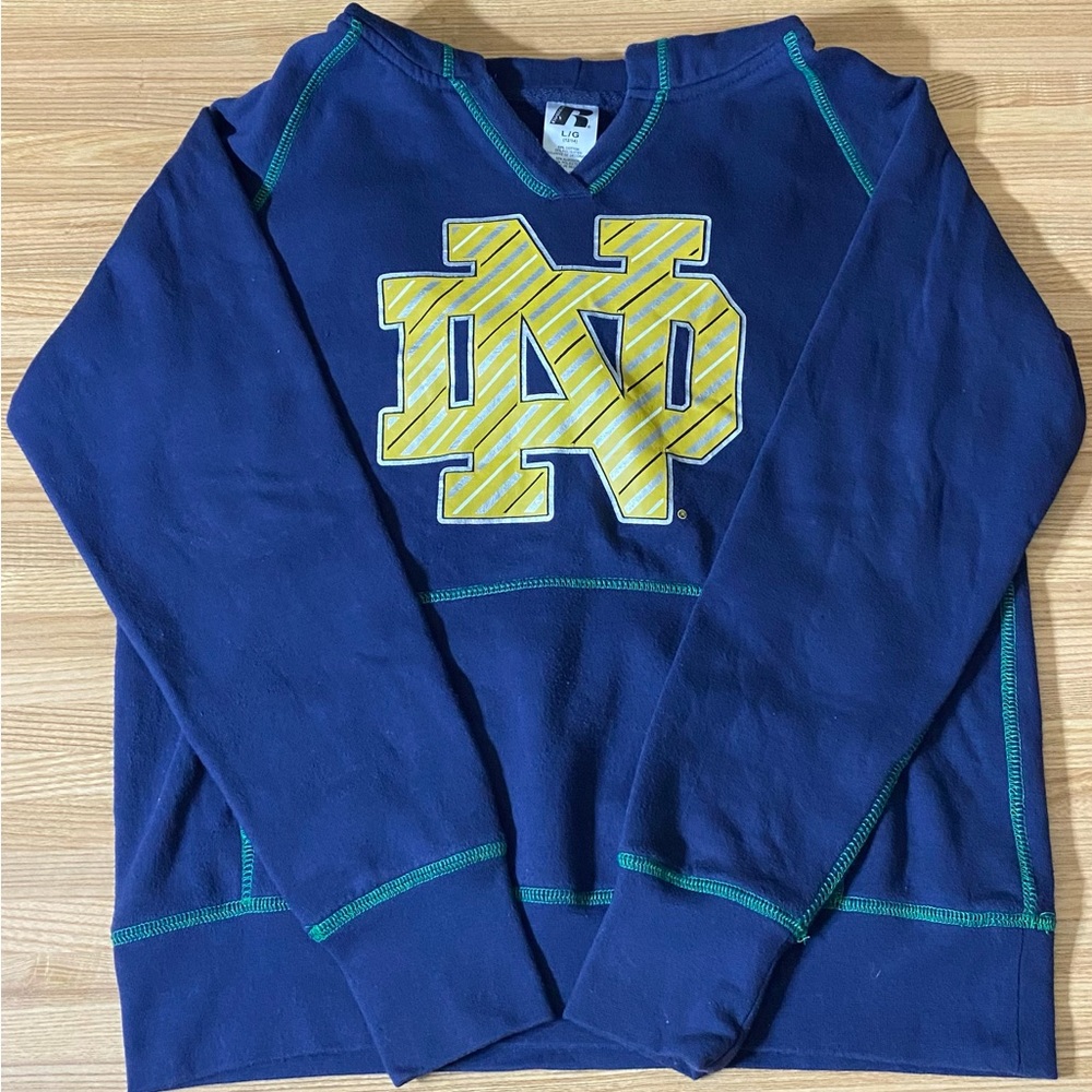 Notre Dame Hoodie Youth Size L 12/14